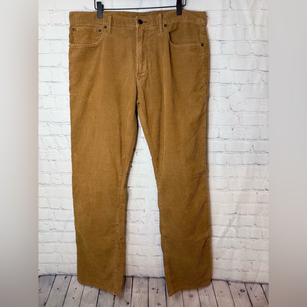 Gap 1969 size 36x34 camel colored straight corduroy pants